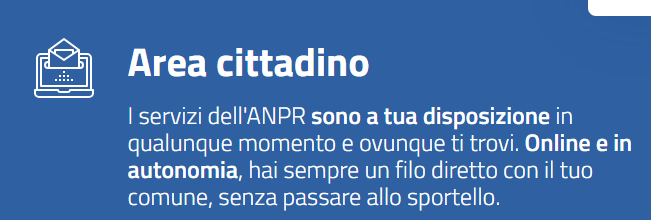 ANPR  - On line come presso il Comune