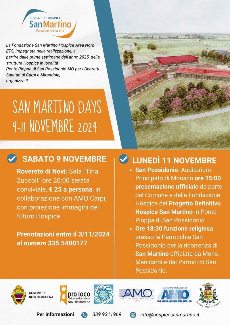 Presentazione ufficiale del Progetto Definito dell’HOSPICE SAN MARTINO per i Distretti Socio-Sanitari di CARPI e MIRANDOLA